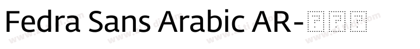 Fedra Sans Arabic AR字体转换